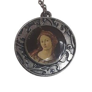 Vintage Silver Pendant Necklace